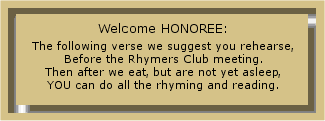 rhymers salutation